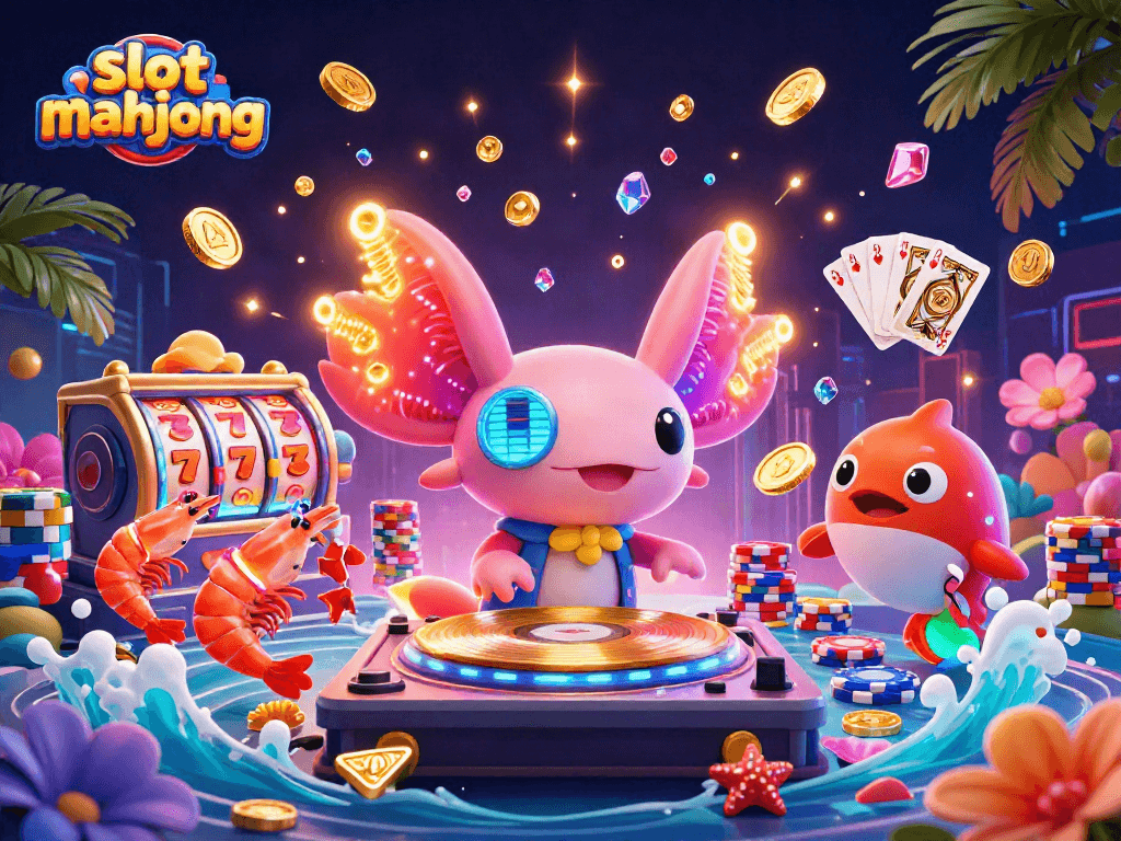 Experience slot mahjong with vibrant characters, golden coins, and dynamic gameplay elements.