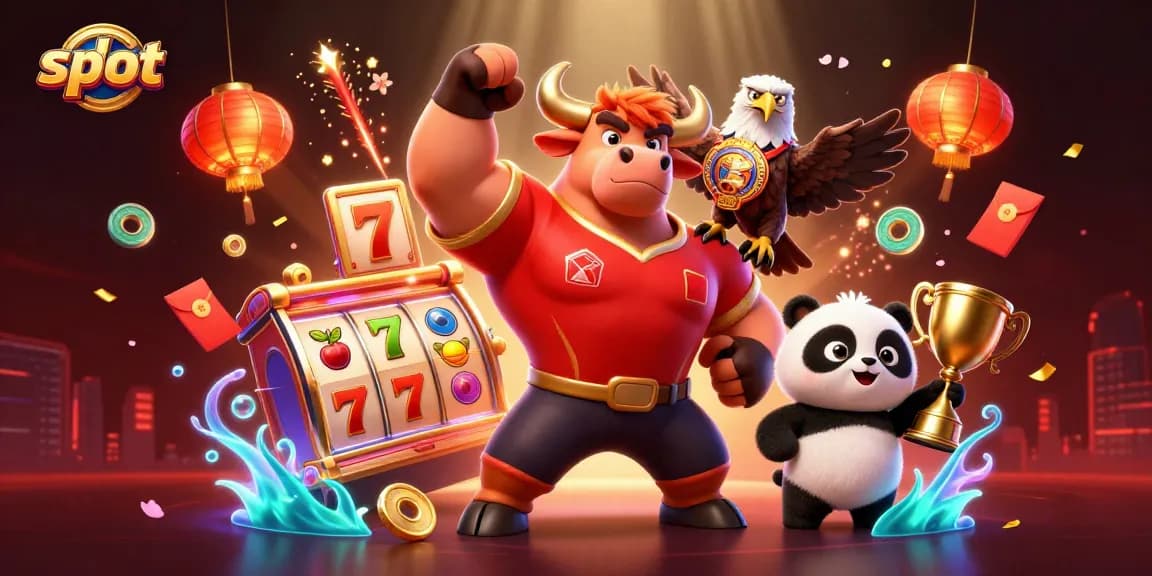 Menangkan slot di 222SLOT dengan karakter beruang, elang, dan panda penuh semangat!