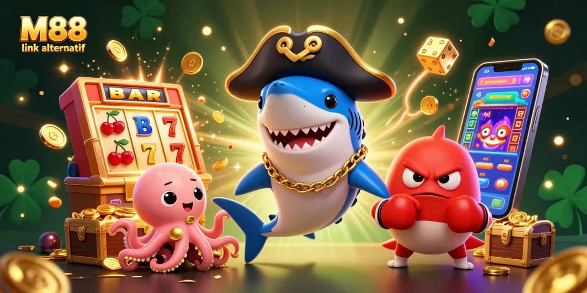 Menangkan hadiah dengan M88 link alternatif di ilustrasi kasino online menarik.