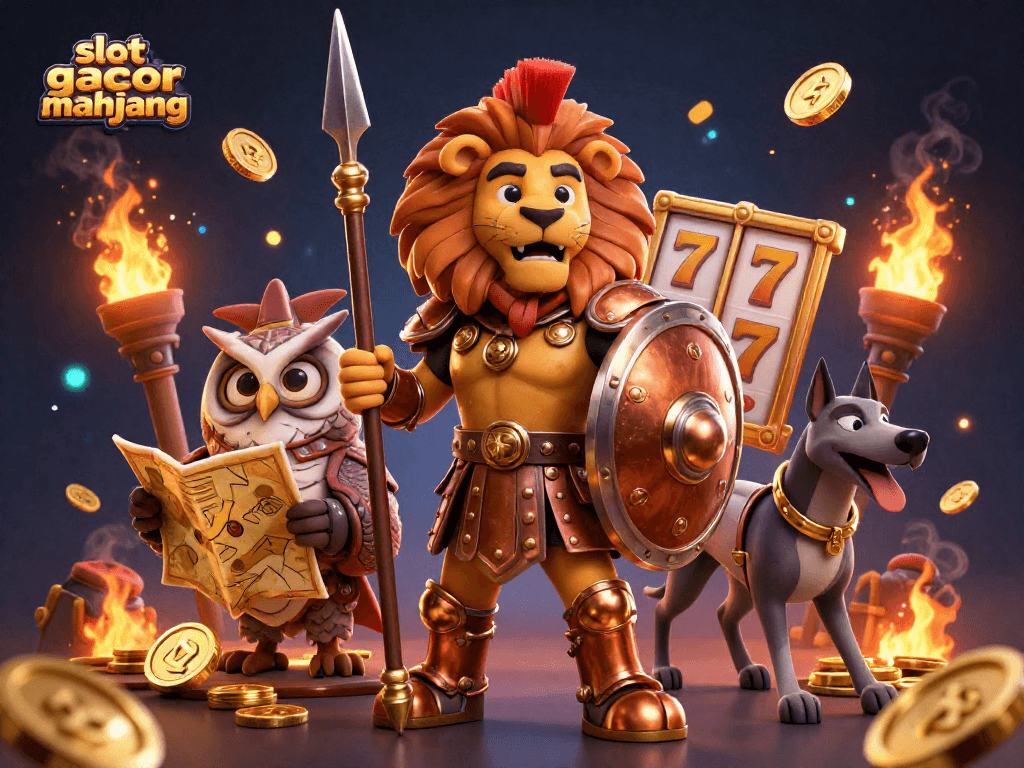 Experience thrilling winnings with slot gacor mahjong in an exciting 3D gaming illustration.