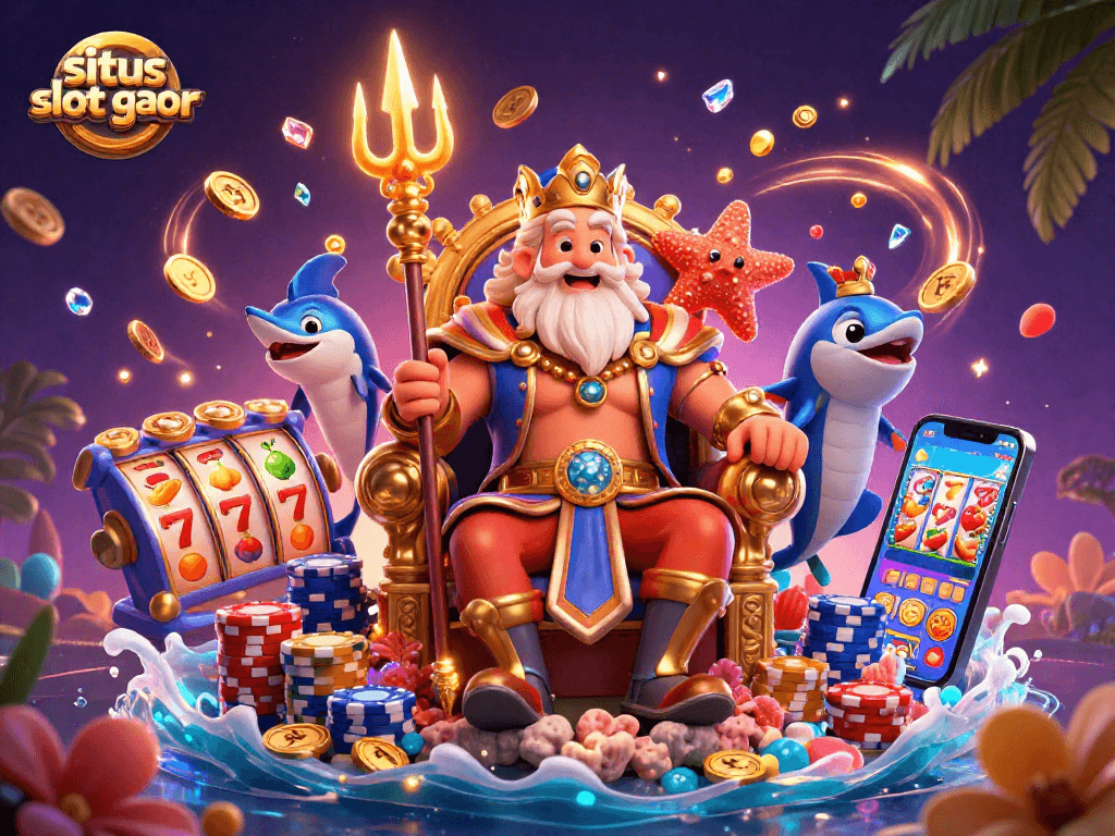 Experience thrilling play at situs slot gacor with dynamic slot reels and captivating casino elements.