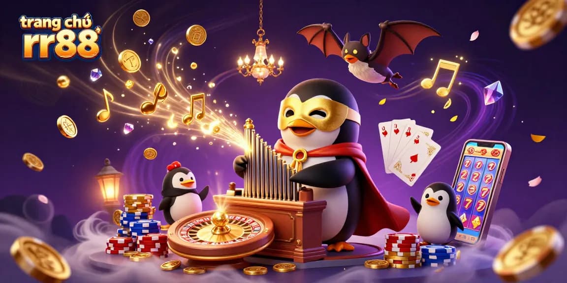 Experience captivating online gaming with interactive scenes from trang chủ rr88, featuring a lively casino atmosphere.