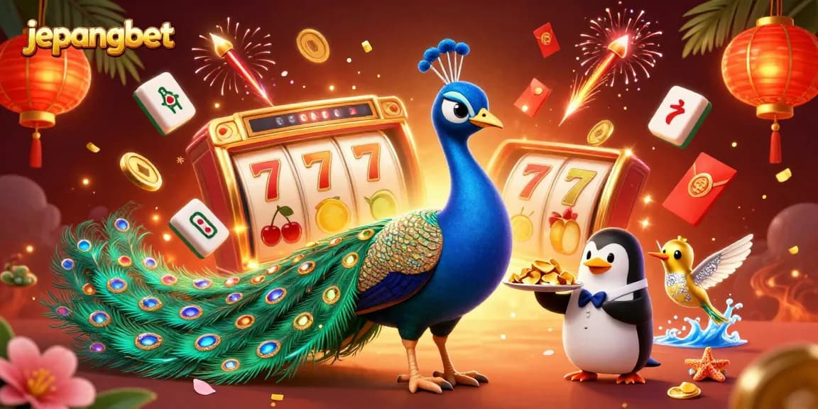 Experience the thrill of jepangbet with vibrant characters and dynamic casino elements in an engaging scene.