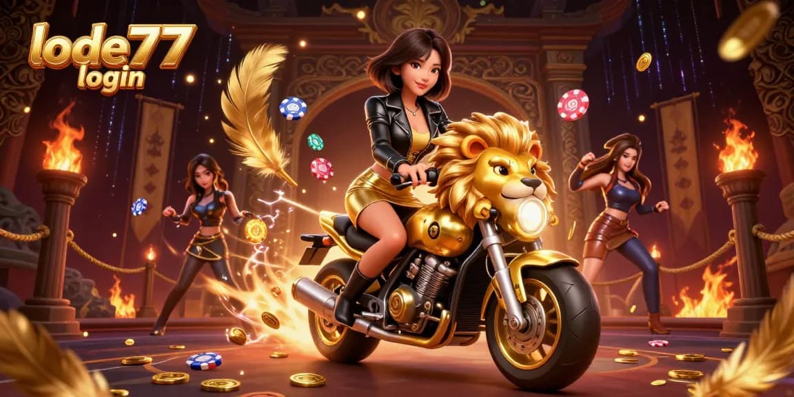 Experience the excitement of lode777 login with dynamic action in a vibrant casino scene.