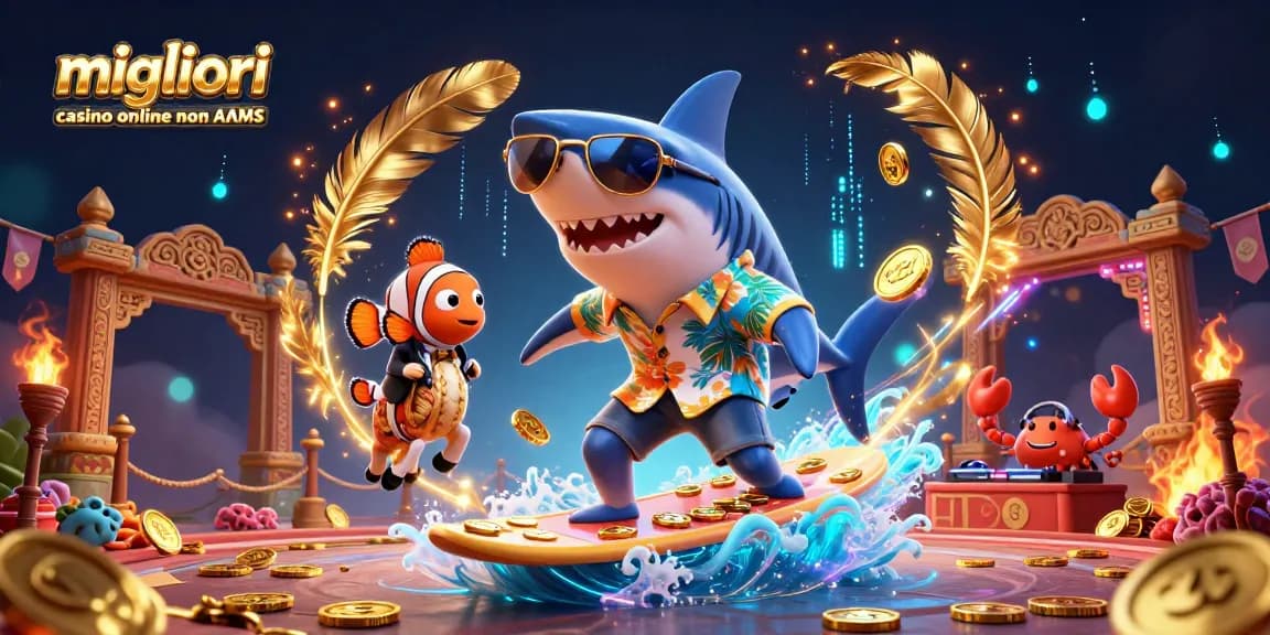 Scopri l'emozione con i migliori casino online non AAMS che presentano personaggi colorati ed elementi di gioco dinamici.