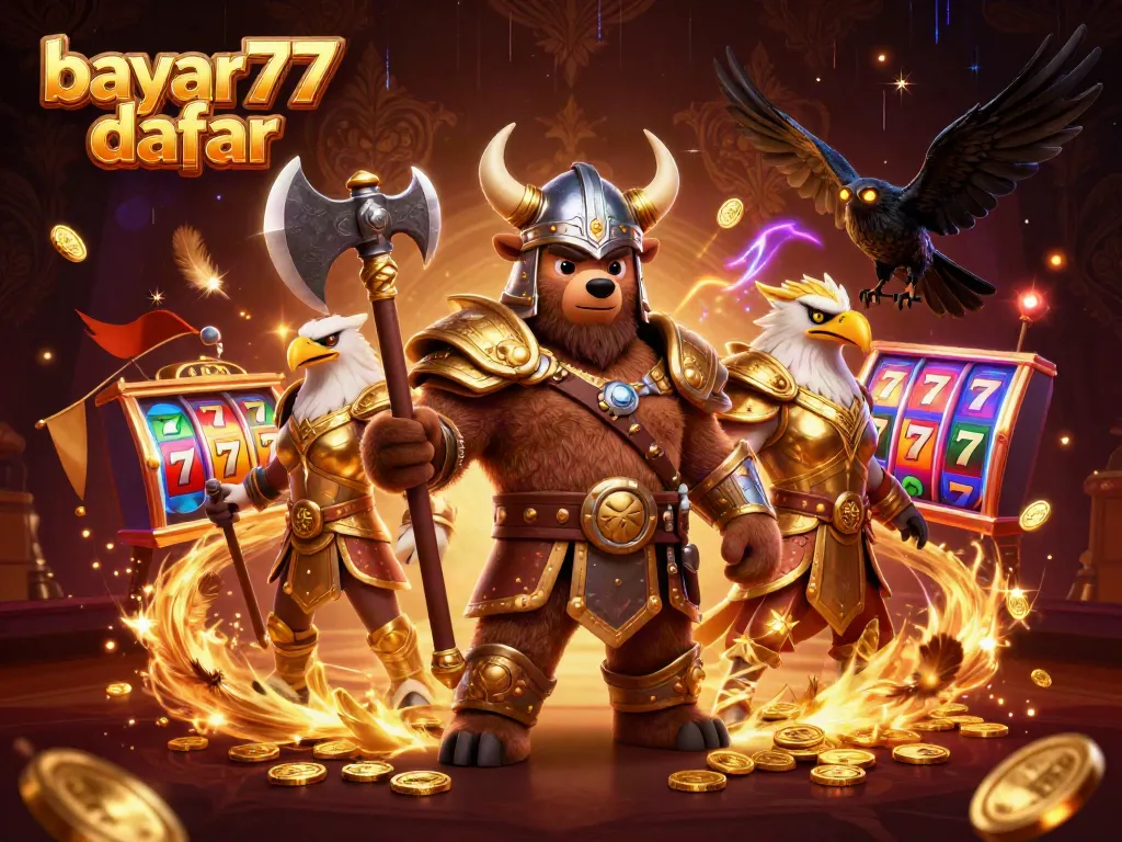 Experience seamless gaming with the vibrant and dynamic bayar77 daftar online casino scene featuring immersive characters and elements.