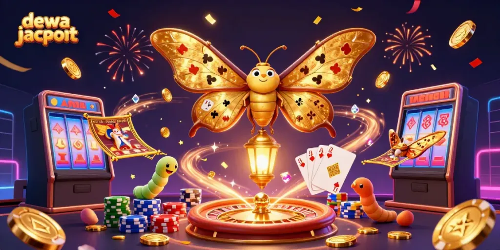 Menang jackpot dengan slot online di dewa jackpot sambil menikmati suasana kasino yang megah.