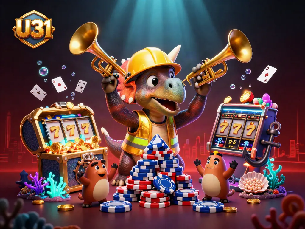 Experience thrilling gameplay at U31 with energetic casino elements and vibrant scenes.