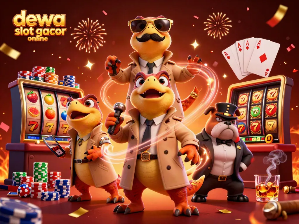 Rasakan keseruan dewa slot gacor online saat permainan jackpot berlangsung dengan karakter kartun 3D yang lucu.
