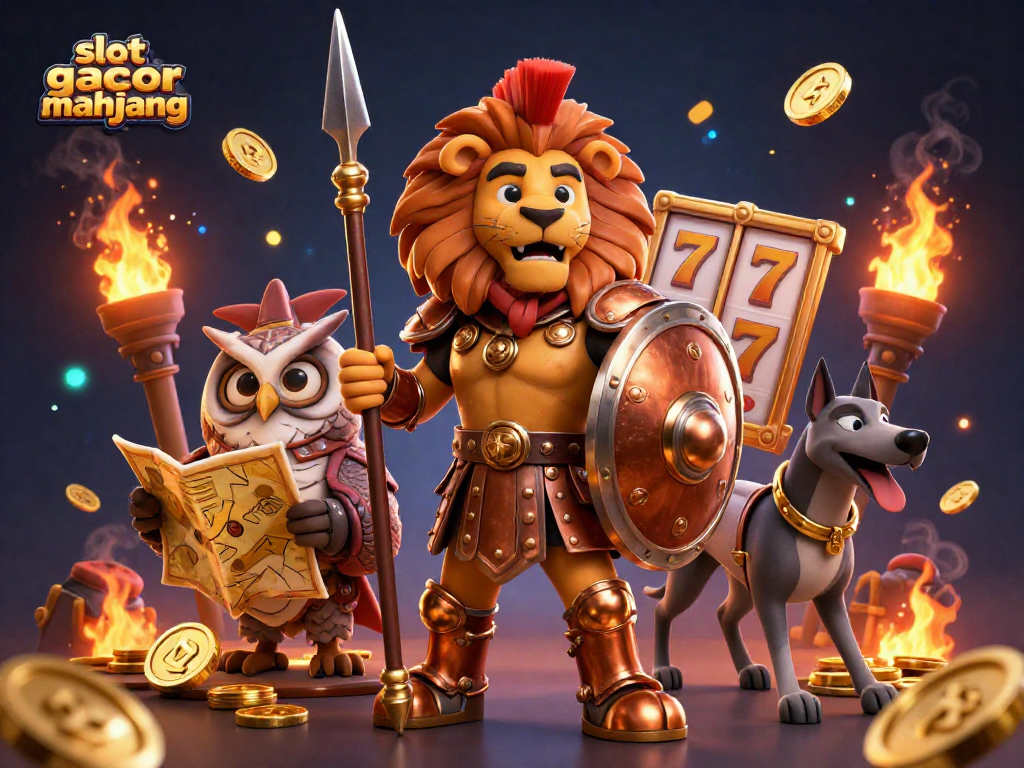 Experience thrilling winnings with slot gacor mahjong in an exciting 3D gaming illustration.