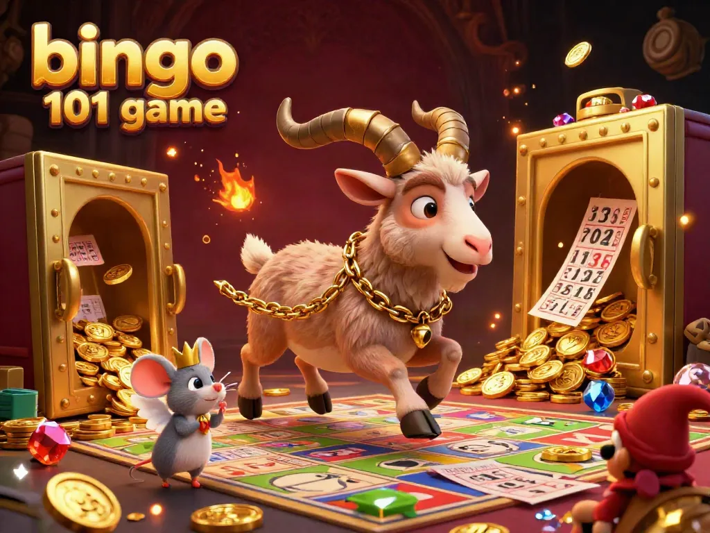 Engage with the thrilling bingo 101 game as characters and elements create an energetic casino atmosphere.