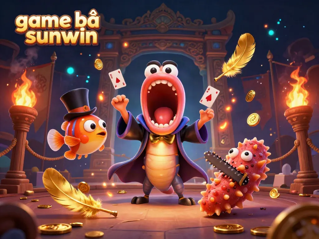 Engage with game bài sunwin through a captivating underwater magic show featuring a gulper eel, anglerfish, and sea cucumber.