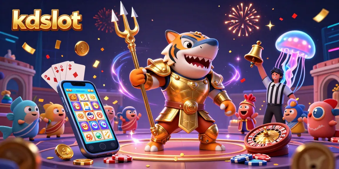 Engage with kdslot in a vibrant underwater colosseum of gaming excitement and colorful slot winnings.